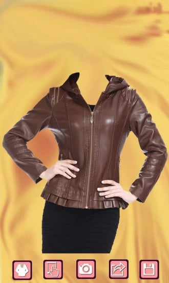 Women Leather Coat截图1