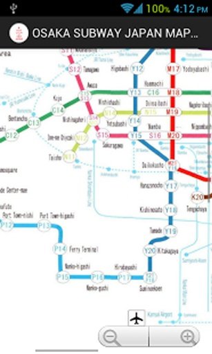 OSAKA SUBWAY JAPAN MAP HD截图8