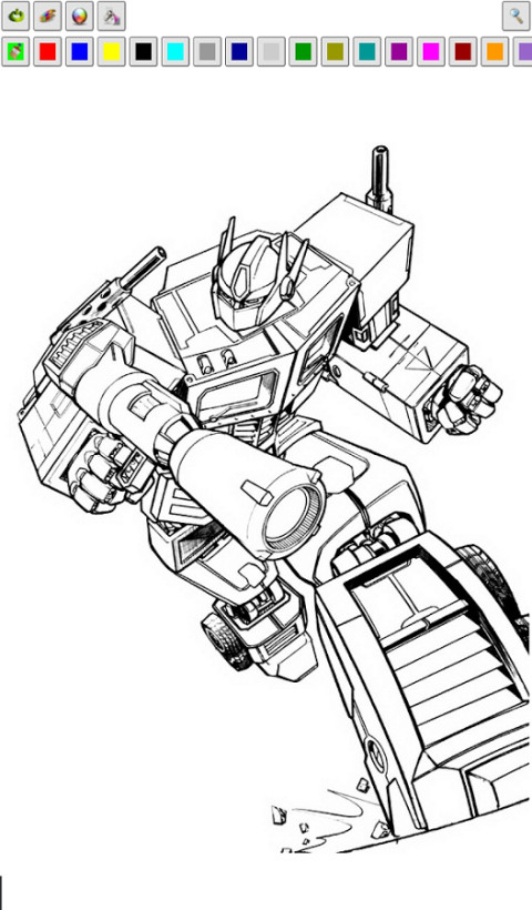 Transformers Coloring Pages截图5