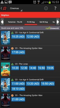 Cineworld Cinemas - Official截图