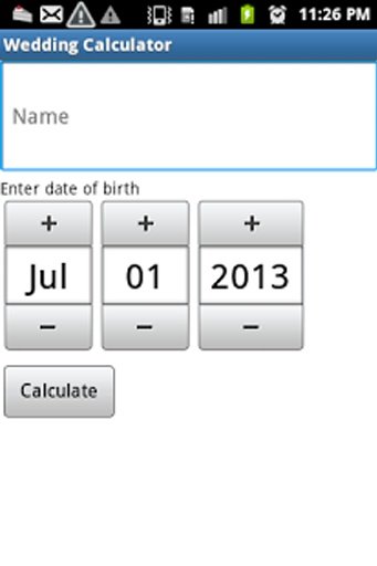 Wedding date Calculator截图3