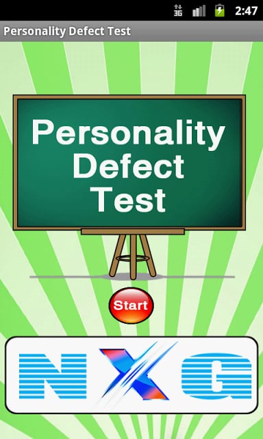 Personality Defect Test截图2