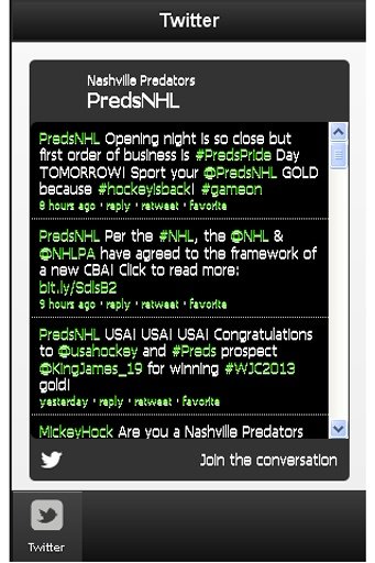 Nashville Hockey Fan App截图1