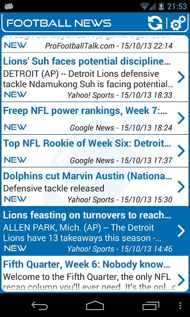 Detroit Football News截图1