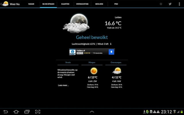 Weer Nu - Gratis weerbericht截图5