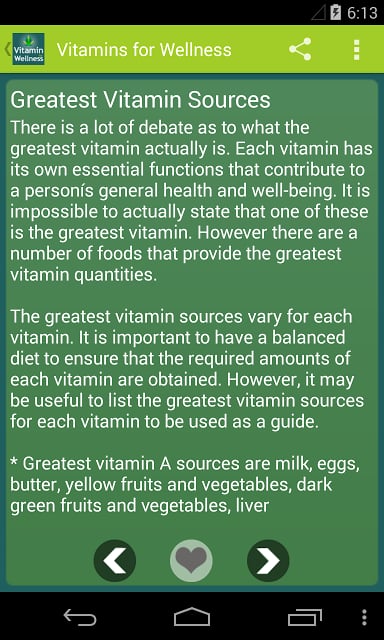 Vitamins for Wellness截图7