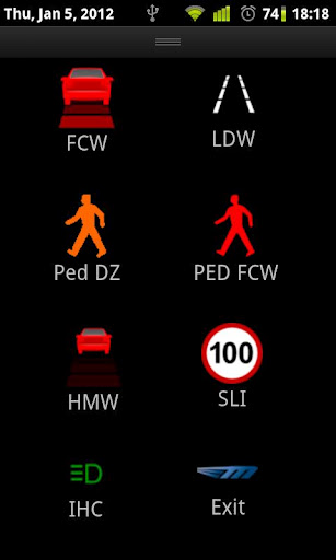 Mobileye 5 Series - demo app截图2