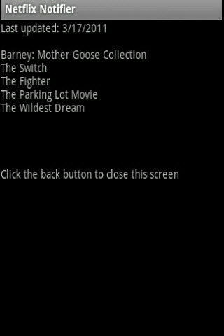 Netflix Notifier截图2