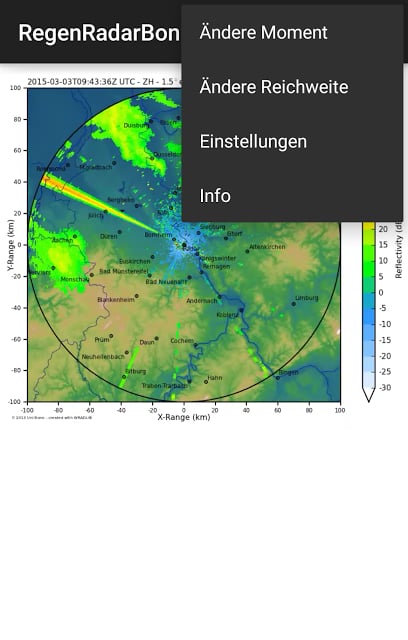 Regenradar Bonn截图2