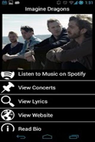 Imagine Dragons 粉丝应用截图2