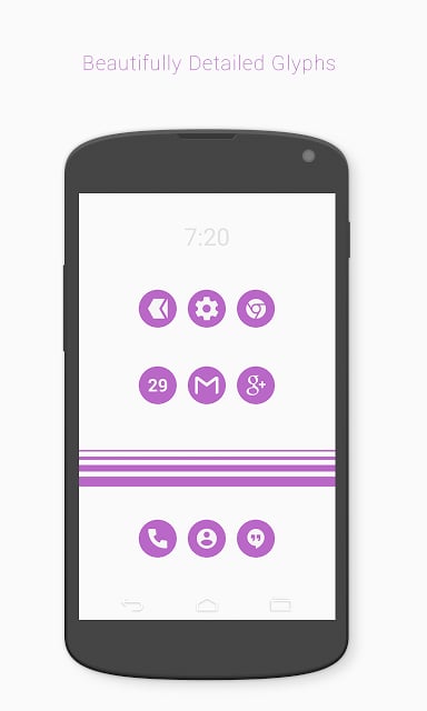 FlatCons Purple Icon Pack截图4