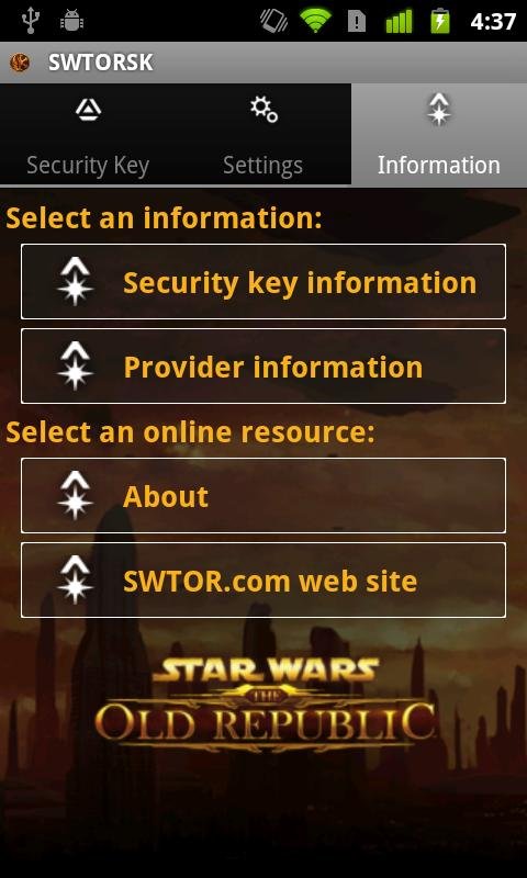 The Old Republic™ Security Key截图5