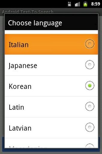 Android Text-To-Speech截图9