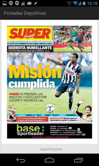 Portadas Deportivas - F&uacute;tbol截图3