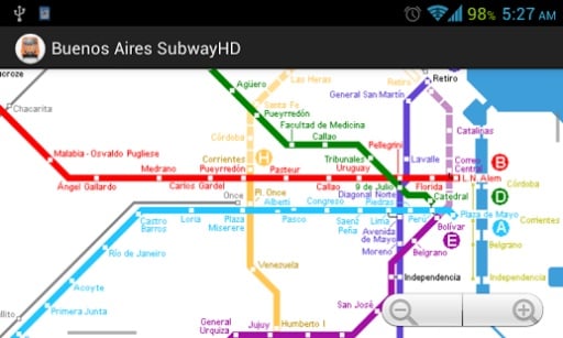 Buenos Aires Subway MAP HD截图1