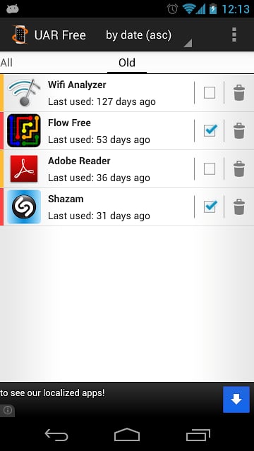 Unused Apps Remover Free截图4