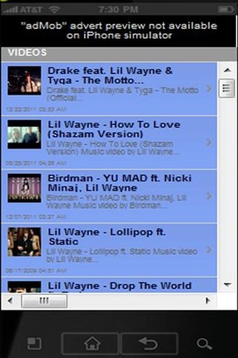 LIL WAYNE VIDEOS.截图1