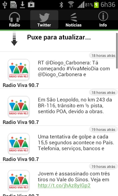 R&aacute;dio Viva 90.7截图4