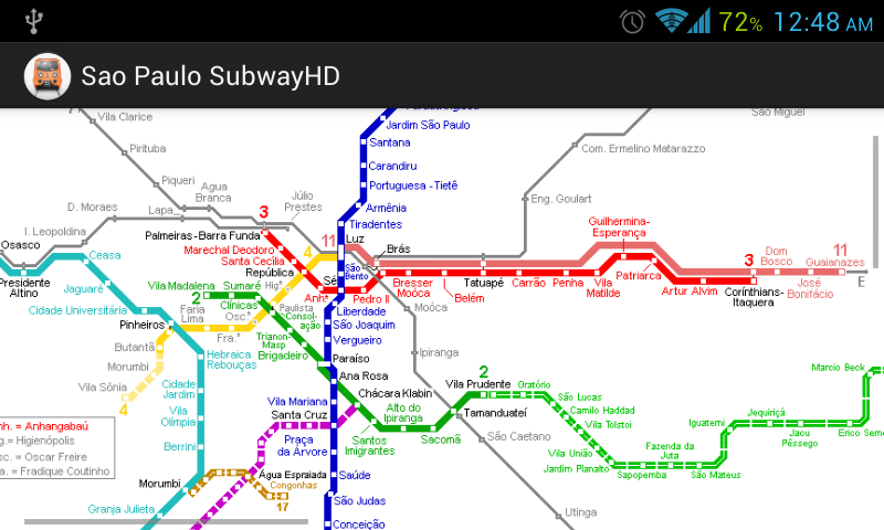 Sao Paulo Brazil Subway HD截图3