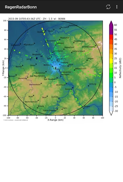 Regenradar Bonn截图3