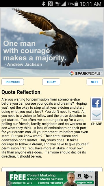 Inspirational Quote of the Day截图3
