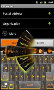 GO Keyboard Industrial theme截图