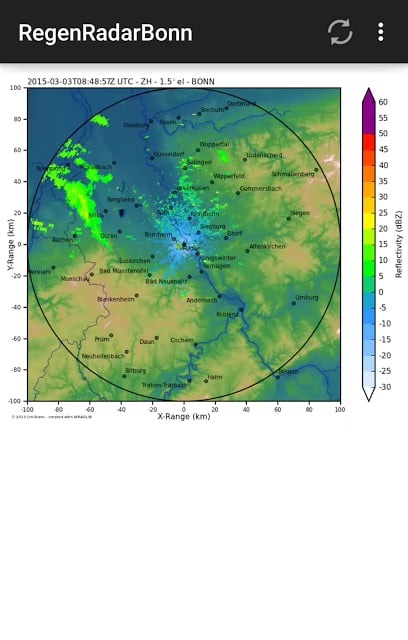 Regenradar Bonn截图4