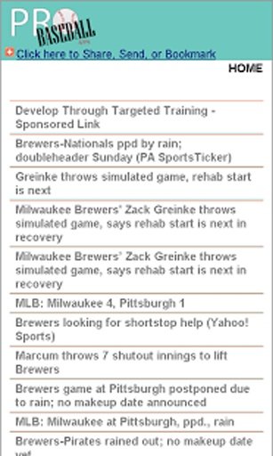 Milwaukee Baseball News截图2