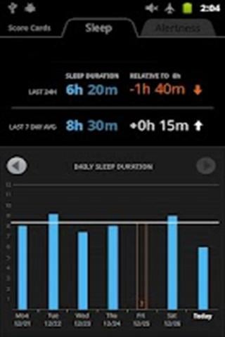 睡眠日志和闹钟截图2