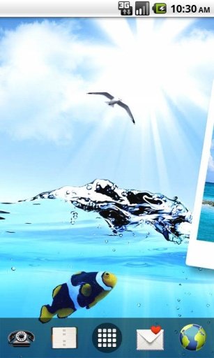 Free Blue Sea Theme截图2