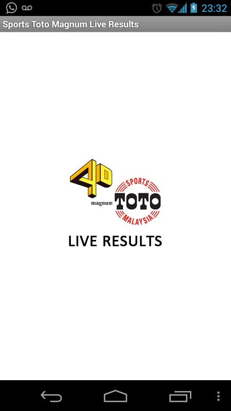 Sports Toto Magnum Live Result截图4