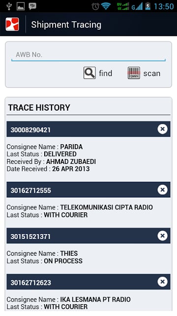 Pandu Logistics Tracing System截图8