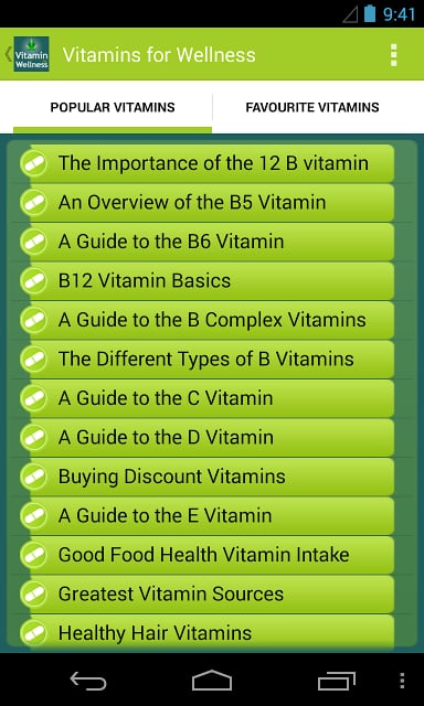Vitamins for Wellness截图4