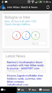 Inter Milan: Widget &amp; News截图3