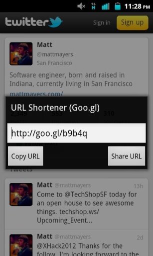 URL Shortener截图3