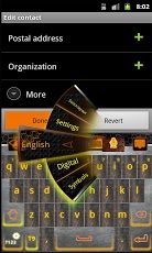 GO Keyboard Industrial theme截图4