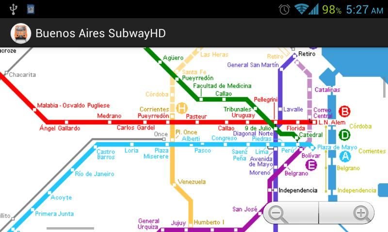 Buenos Aires Subway MAP HD截图3