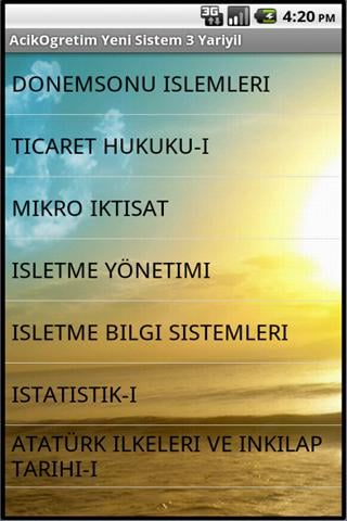 A&ccedil;ık&ouml;ğretim Yeni Sistem 3截图5