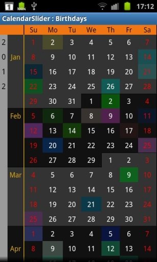 Calendar Slider截图7