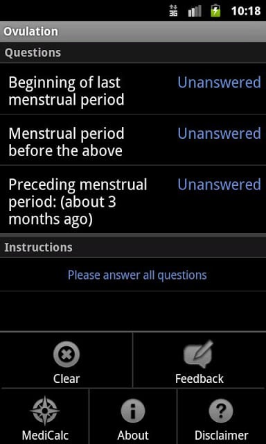 Ovulation Calculator截图2