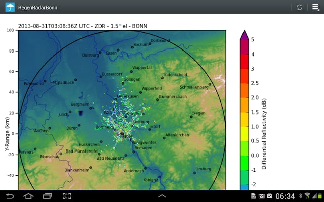 Regenradar Bonn截图1