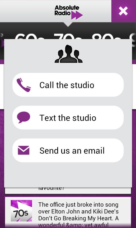 Absolute Radio TV App Remote截图3