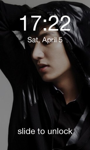 Lee Min Ho Lock Screen截图4