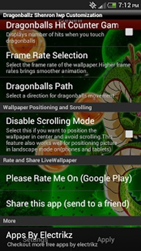 Dragonballz Shenron LWP截图3