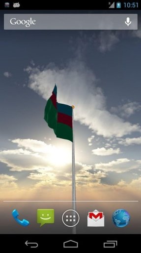 Real Azerbaijan Flag LWP截图7