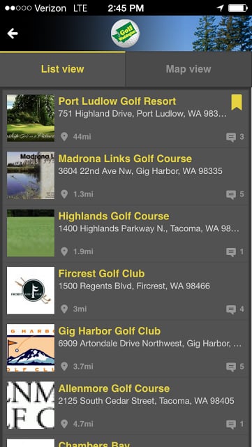 Golf Washington截图3