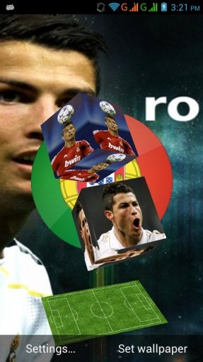 Cristiano Ronaldo Live Wallpaper截图2