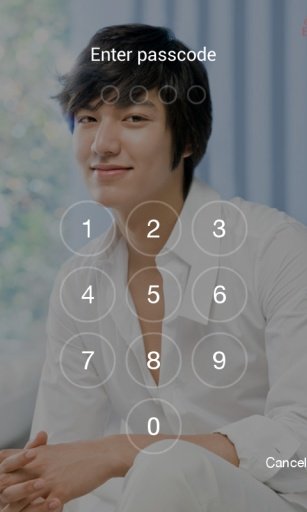 Lee Min Ho Lock Screen截图2