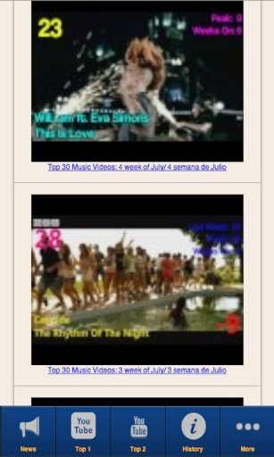 Top Music Videos Free截图1