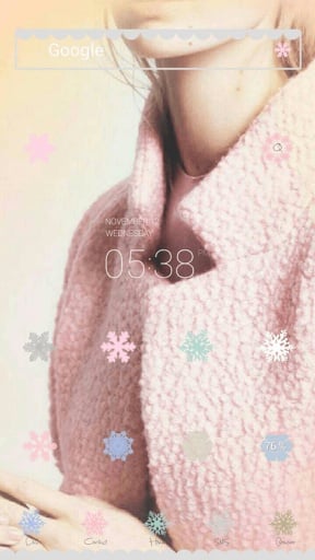 Pink coat dodol theme截图1